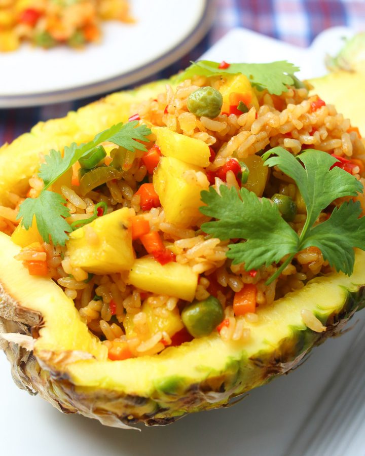 Fried Rice in a pineapple