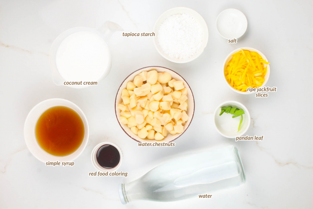 list of thai rubies in coconut milk ingredients