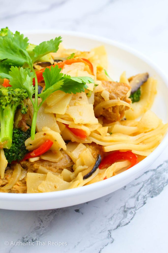 Pad See Ew on a plate