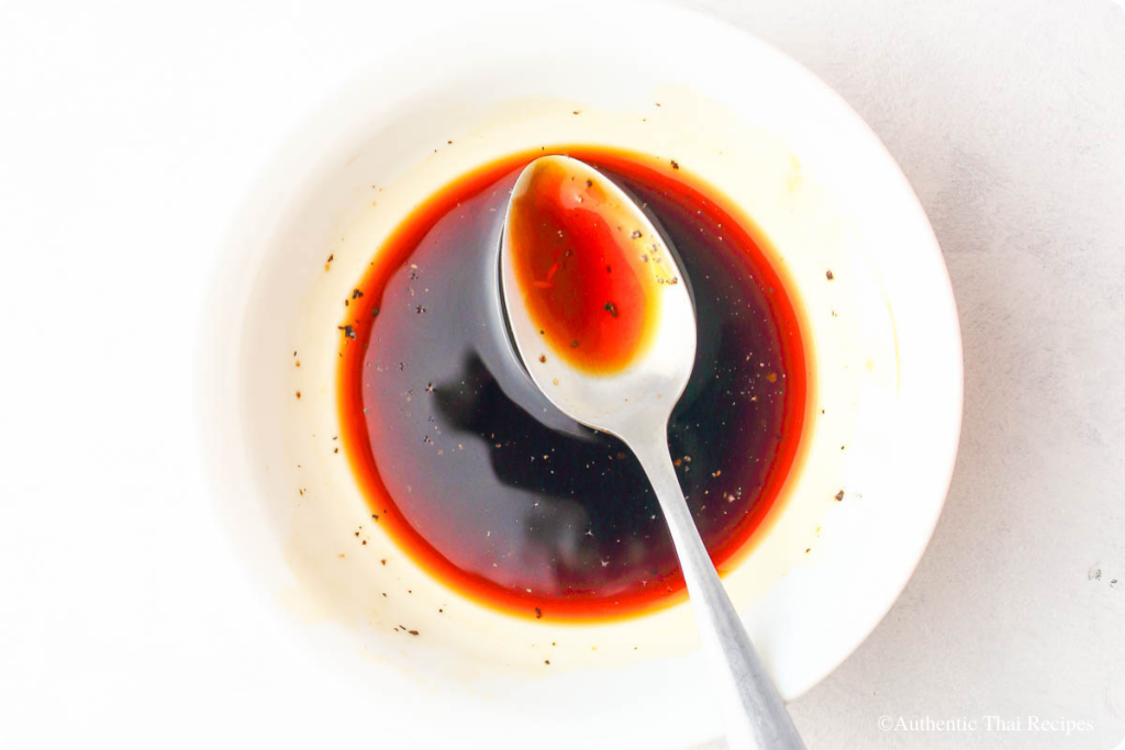 wet ingredients mixed together